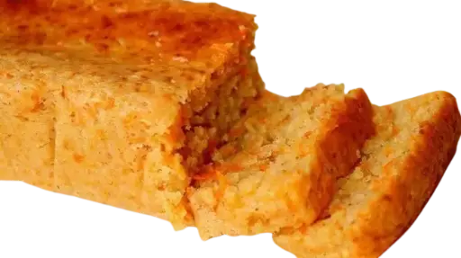 Torta de zanahoria porción