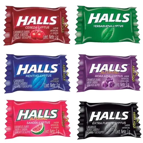 Halls Pepa Individual Surtida