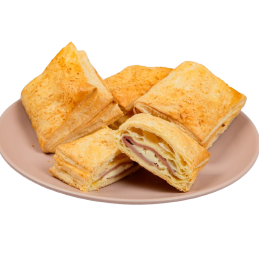 Pastel de tocineta y queso